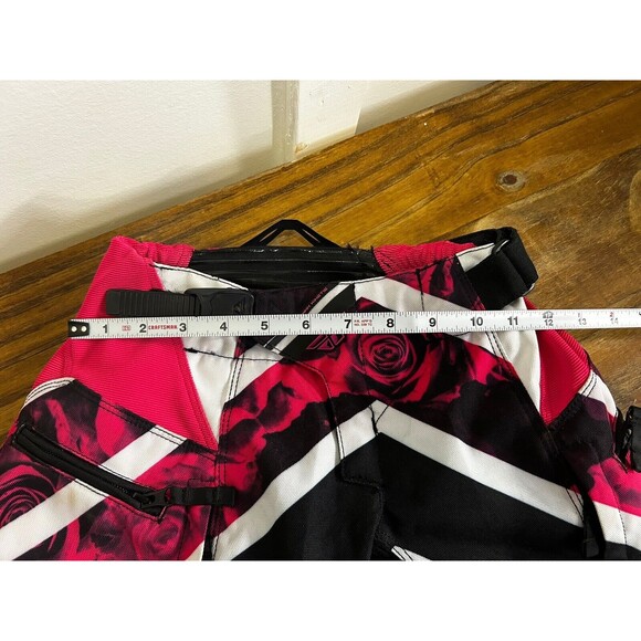 FLY RACING KINETIC OVER-BOOT PANT BLACK/PINK Girls Size 20 - Picture 4 of 5
